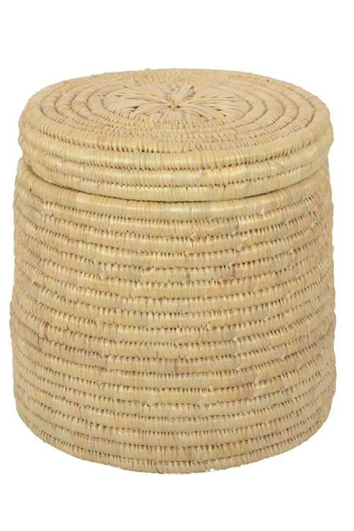 Beige Handwoven Laundry Basket - Coffee Table (500x750), Png Download