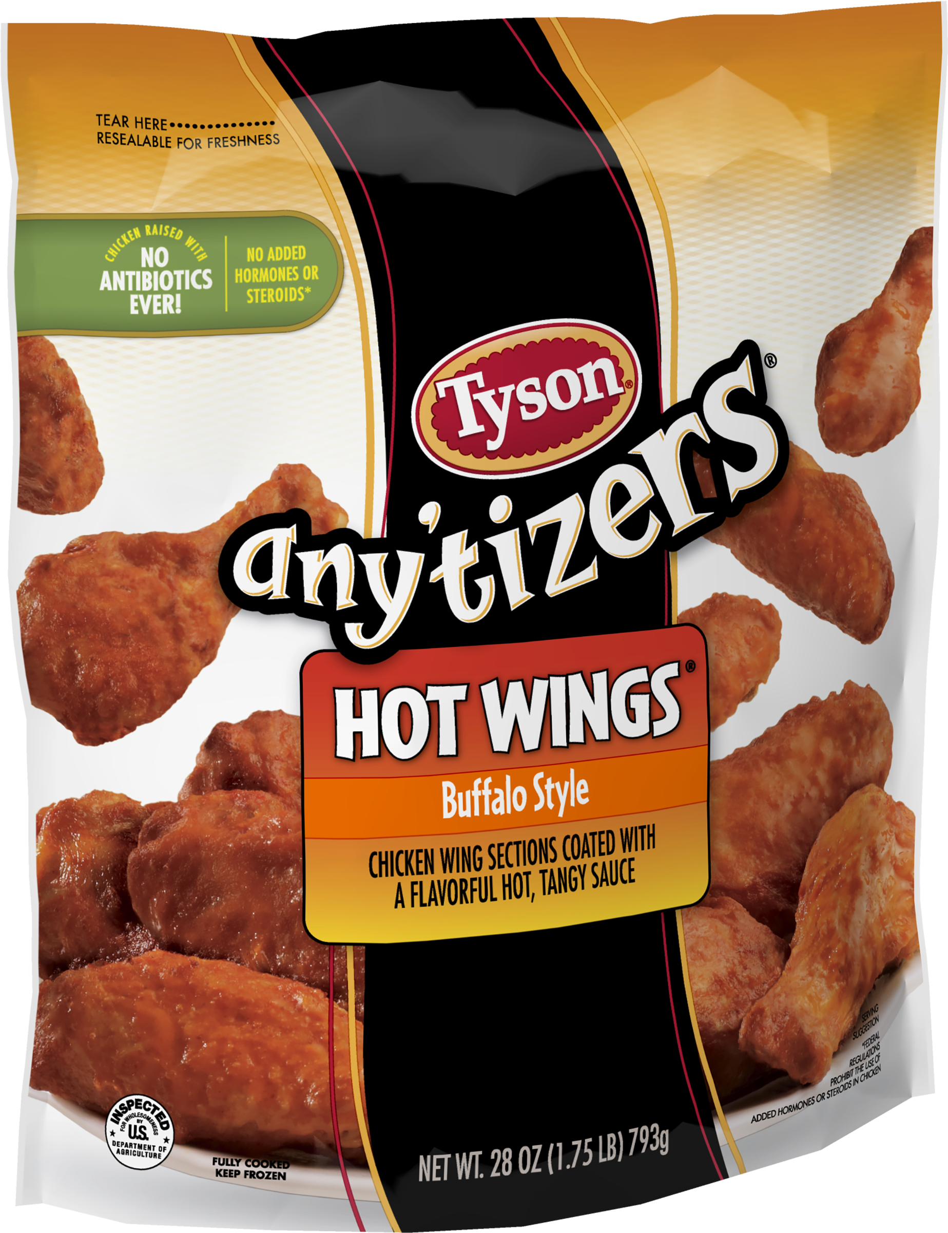 Tyson Any Tizers Wings (2400x2400), Png Download