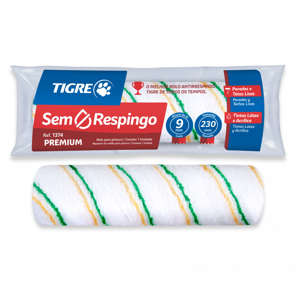 Non-drip Paint Roller 1374 And - Tigre (1000x1000), Png Download