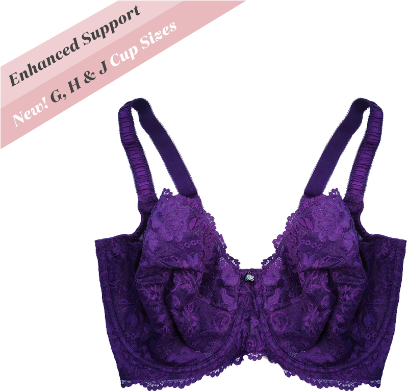 Affordable Crownjewel Enhanced Support Serena Lace - Lingerie Top (1000x926), Png Download