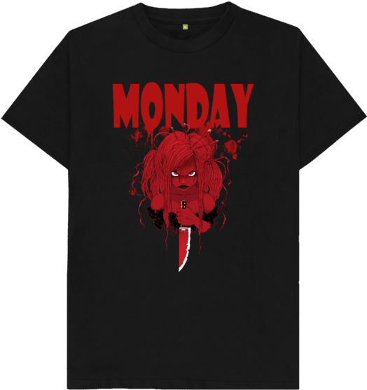 Pinhead Lily Monday T-shirt Mens - Active Shirt (640x674), Png Download