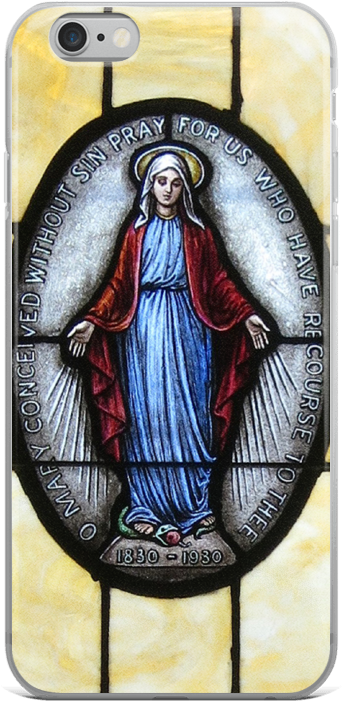 Miraculous Medal Iphone 6/6s Case - Miraculous Medal (1000x1000), Png Download