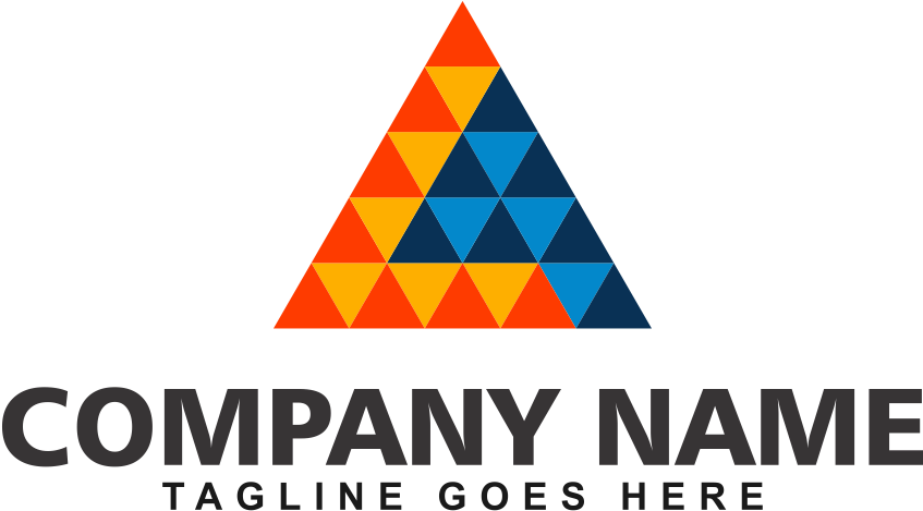 Pixel Triangle By Meremelek A Perfect Logo For Technology - Triangle (1601x1201), Png Download