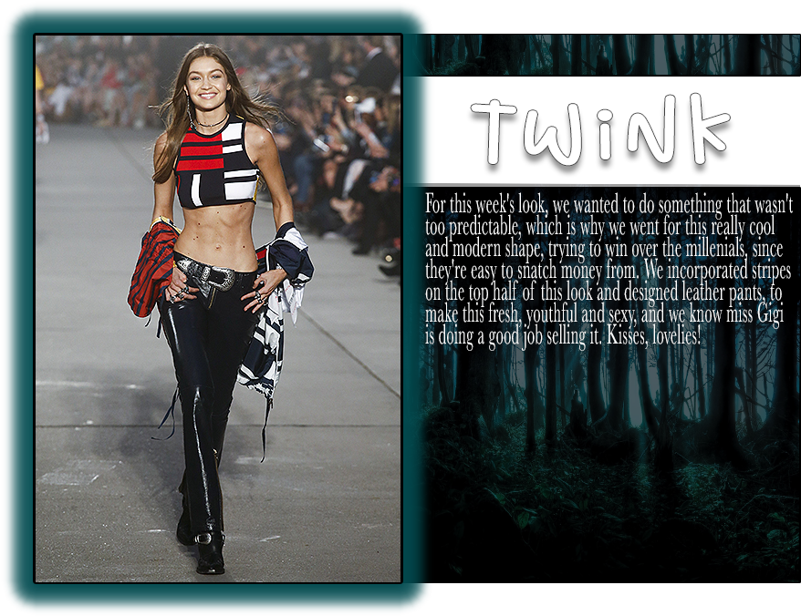 Project Catwalk - Gigi Hadid Tommy Hilfiger Runway 2017 (897x687), Png Download