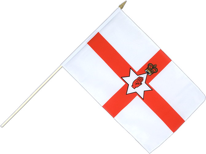Hand Waving Flag Northern Ireland - Flag (750x630), Png Download
