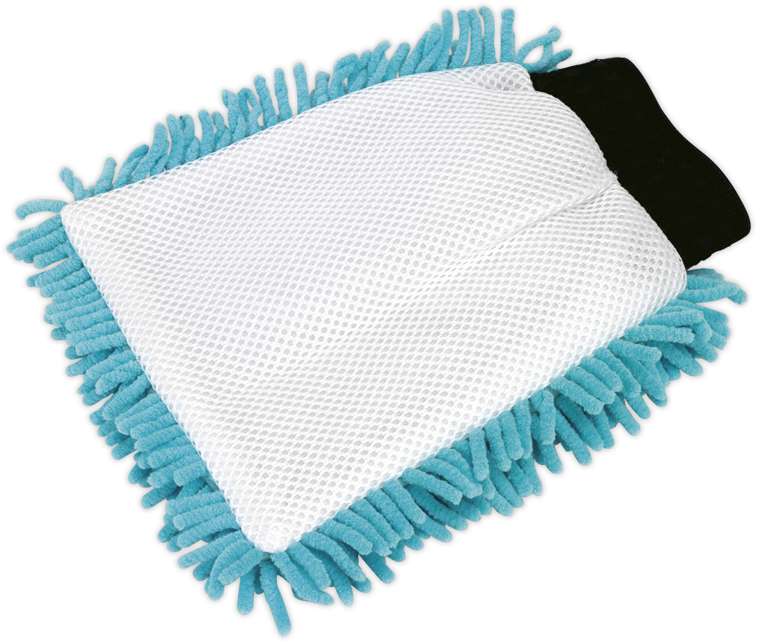 Cc77 Sealey Tools Shaggy Microfibre Mitt 2 In 1 [cleaning - Wool (1200x1200), Png Download