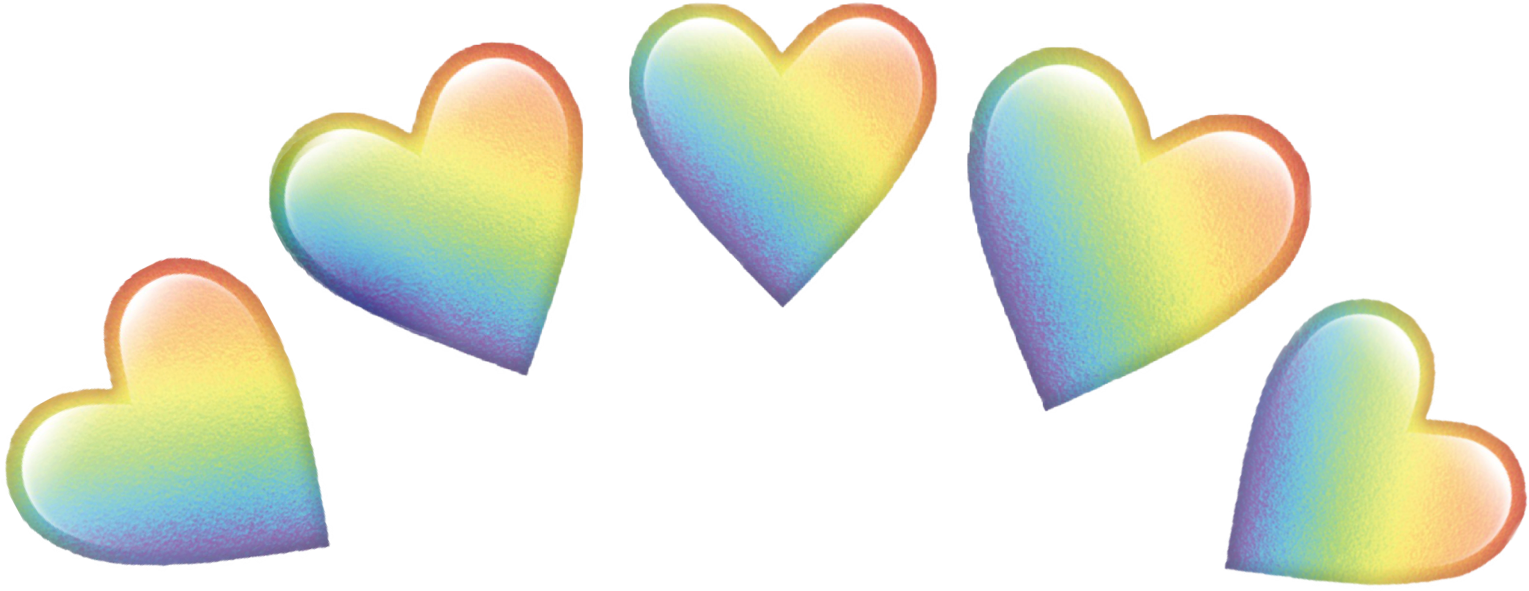 Love Stickers, Tumblr Stickers, Heart Crown, Tumblr - Heart (2896x2896), Png Download