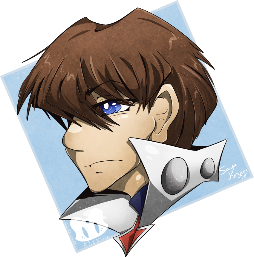 I Randomly Doodled Seto Kaiba The Other Day And Liked - Cartoon (850x862), Png Download
