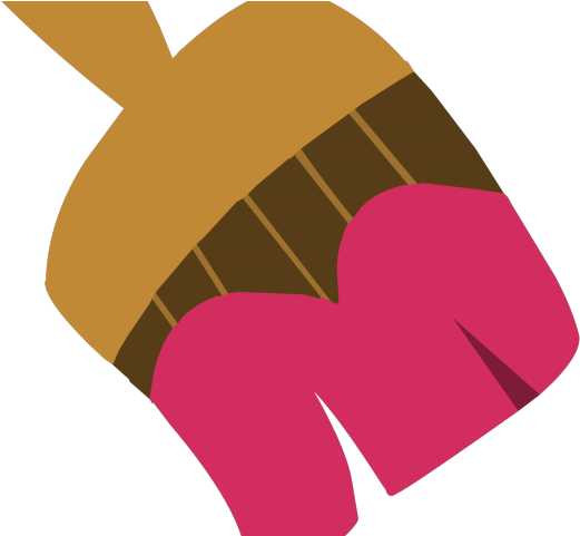 Paint Brush Clipart Mlp Paint - Paintbrush Clipart Cute (640x480), Png Download