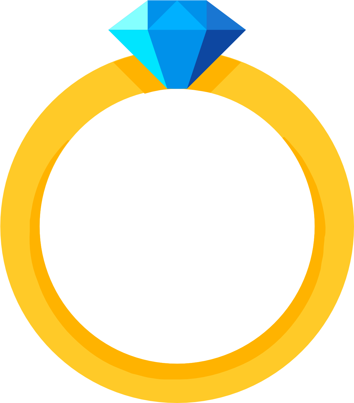 Diamond Ring Icon - Circle (1600x1600), Png Download