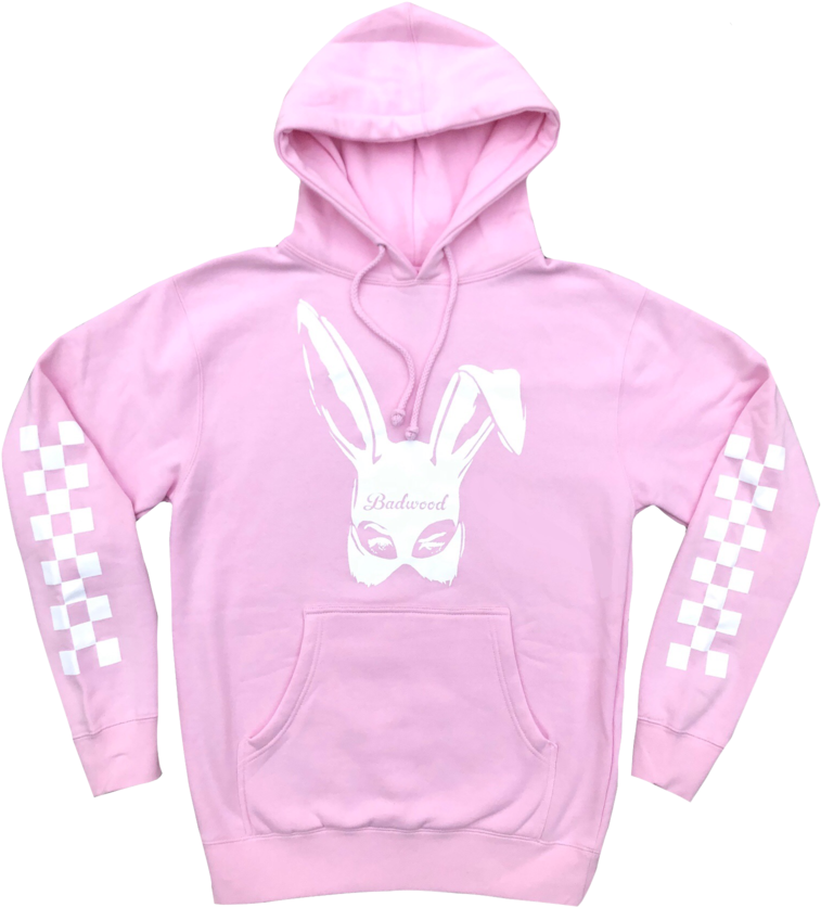 Bad Bunny Hoodie In Baby Pink - Hoodie (768x1024), Png Download