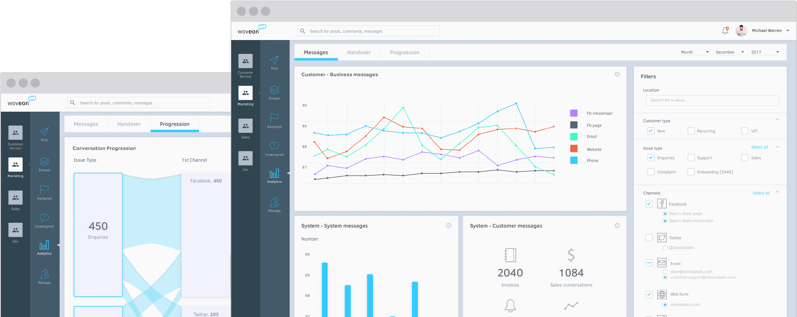 Customer Conversation Analytics - Multimedia Software (3200x1108), Png Download