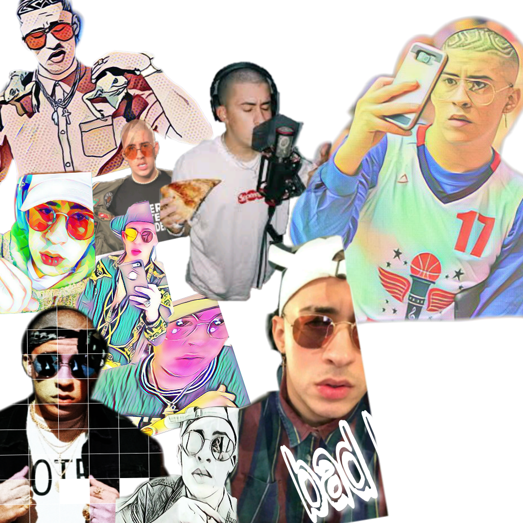Bad Sticker - Bad Bunny Transparent Sticker (1024x1024), Png Download