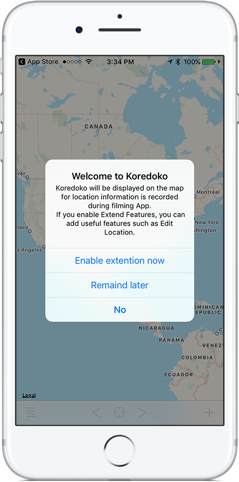 Next, Tap The List Icon In The Lower Left-hand Corner - Enable Location Pop Up (584x1024), Png Download