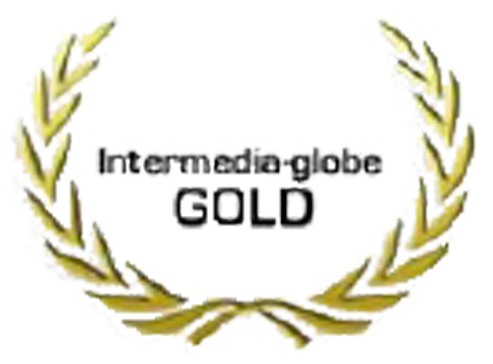 Intermedia-globe Gold Award - Raw India Logo Png (698x465), Png Download