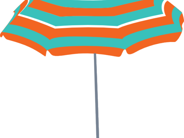 Umbrella Clipart Beach Chair - Clip Art (640x480), Png Download