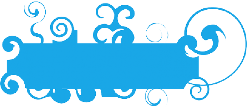 Free Png Download Title Background Design Png Images - Blue Design Vector Png (850x367), Png Download