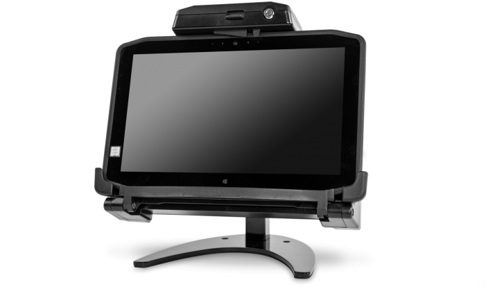 Xslate R12-series Secure Mobile Dock With Battery Charger - Led-backlit Lcd Display (700x467), Png Download