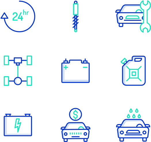 Car Service - Diagram (600x564), Png Download