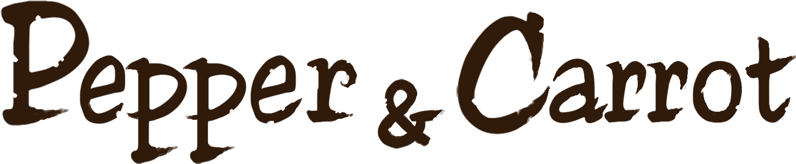 Peppercarrot Title - Calligraphy (1916x535), Png Download