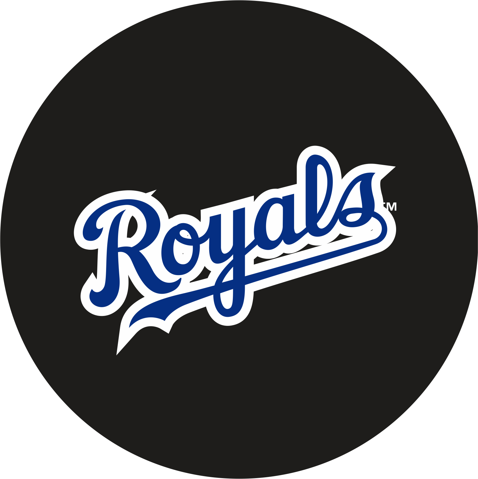 Kansas City Royals Mlb Tire Cover - Circle (1640x1642), Png Download