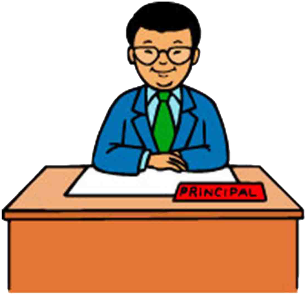 School Leader Cliparts - School Principal Clipart (602x584), Png Download