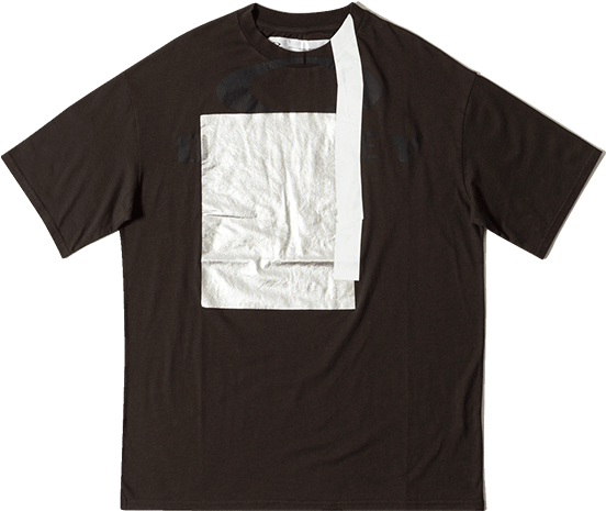 Multifabric Tee Metal Detail 457460-851 - Pocket (599x900), Png Download