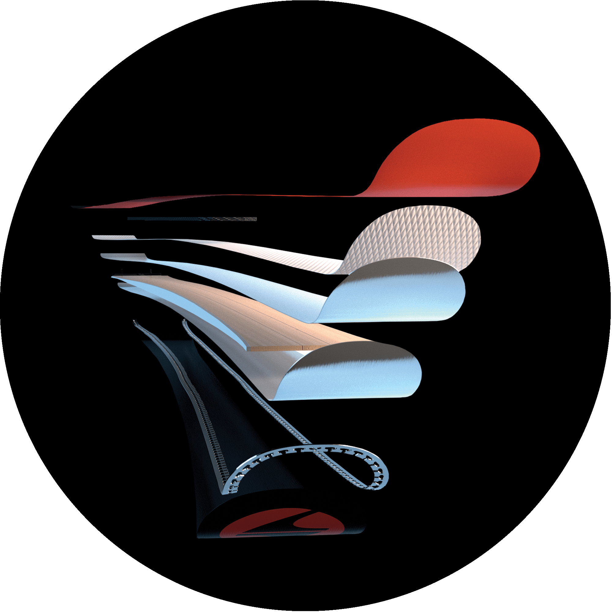 Carbon Ti - Circle (2000x2000), Png Download