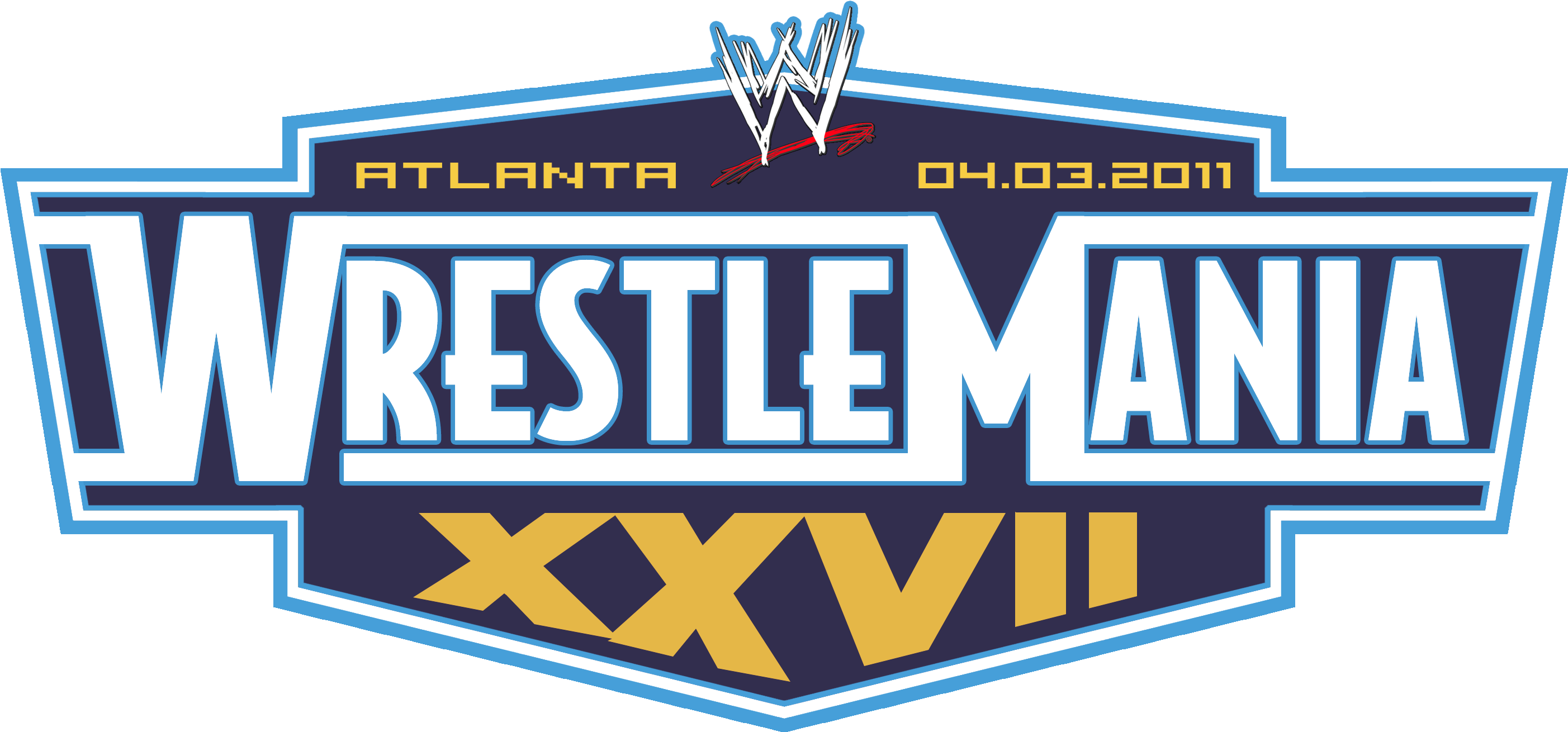 The Winner Of The King Of The Ring Tournament - Wwe Wrestlemania 27 (3000x1417), Png Download