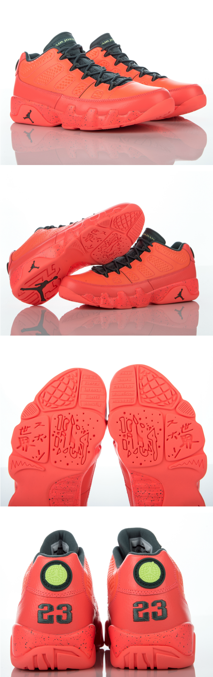 This Bright Mango Jordan Retro 9 Low Has Arrived - Nike Free (735x2246), Png Download