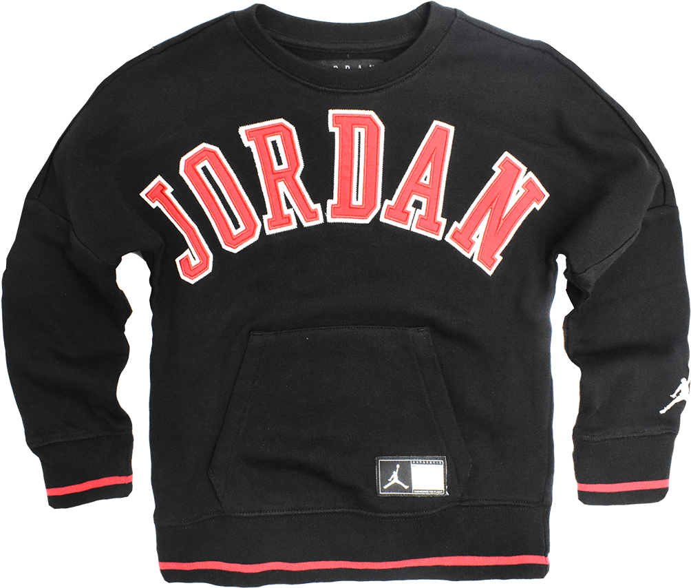 Jordan Boy's Classic Jordan Logo Pullover - Long-sleeved T-shirt (1024x1024), Png Download