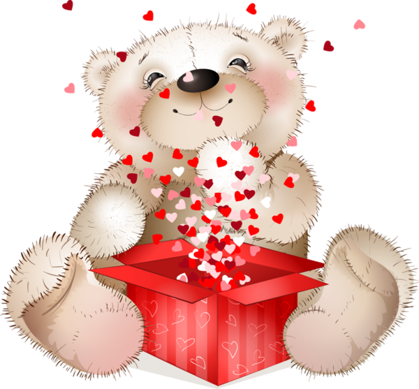 ○••°‿✿⁀bears‿✿⁀°••○ Teddy - Vero Bon Anniversaire Veronique (600x557), Png Download