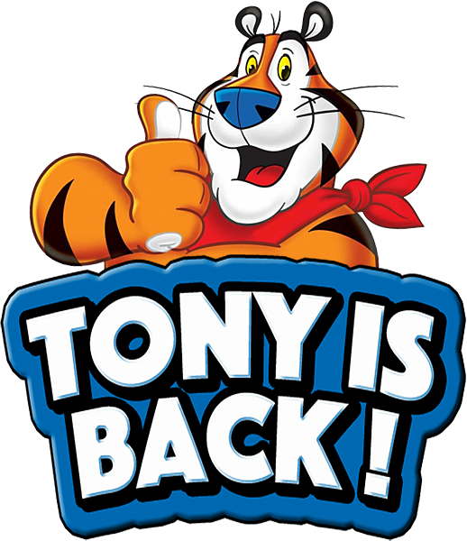 Tony The Tiger Clipart - Tony Kelloggs (518x600), Png Download