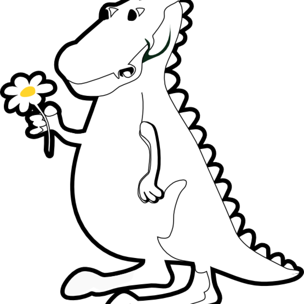 Dragon Clipart Black And White Panda Free Images Animations - Dragon Cartoon Png Black And White (1024x1024), Png Download