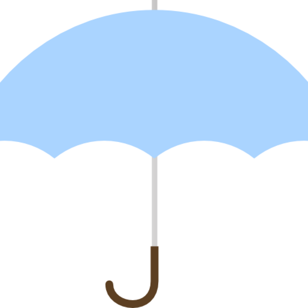Umbrella Clipart Turquoise Umbrella Clip Art At Clker - Umbrella (1024x1024), Png Download
