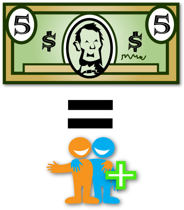 For Every $5 That You Donate, We Can Reach 1 More Person (695x695), Png Download