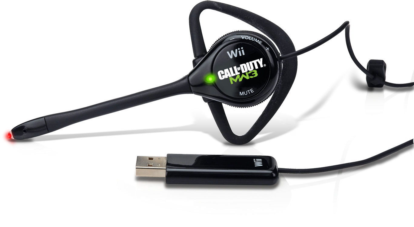 Images - Wii Black Ops Headset (1500x858), Png Download
