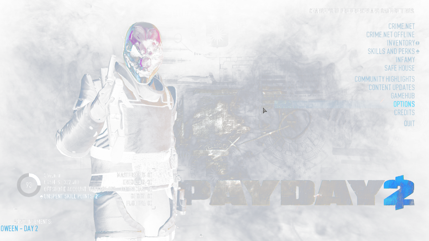 I Apologize About The Picture I Don't Know Why It Looks - Payday 2 (1366x768), Png Download