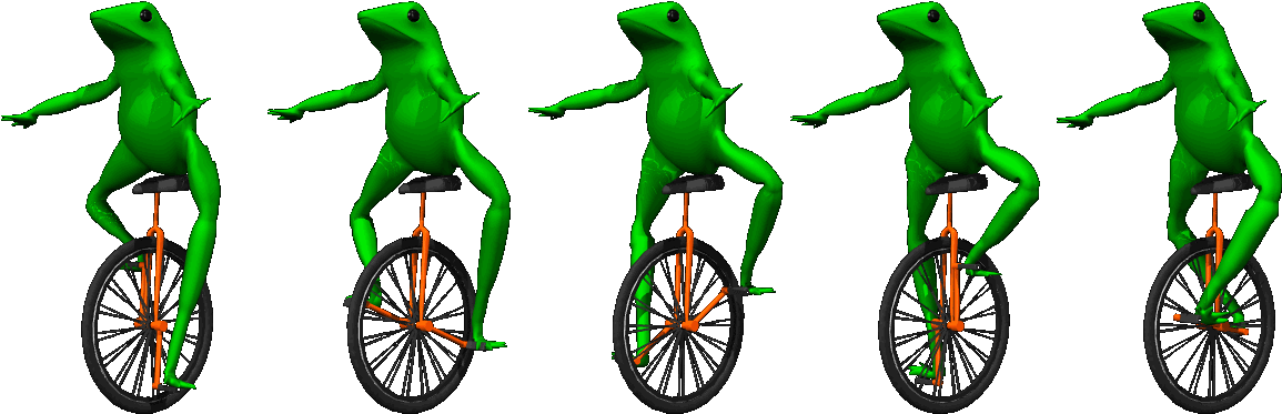 Dat Boi Full Sprite Sheet Oh Shit, Whaddup - Dat Boi Meme (1195x378), Png Download