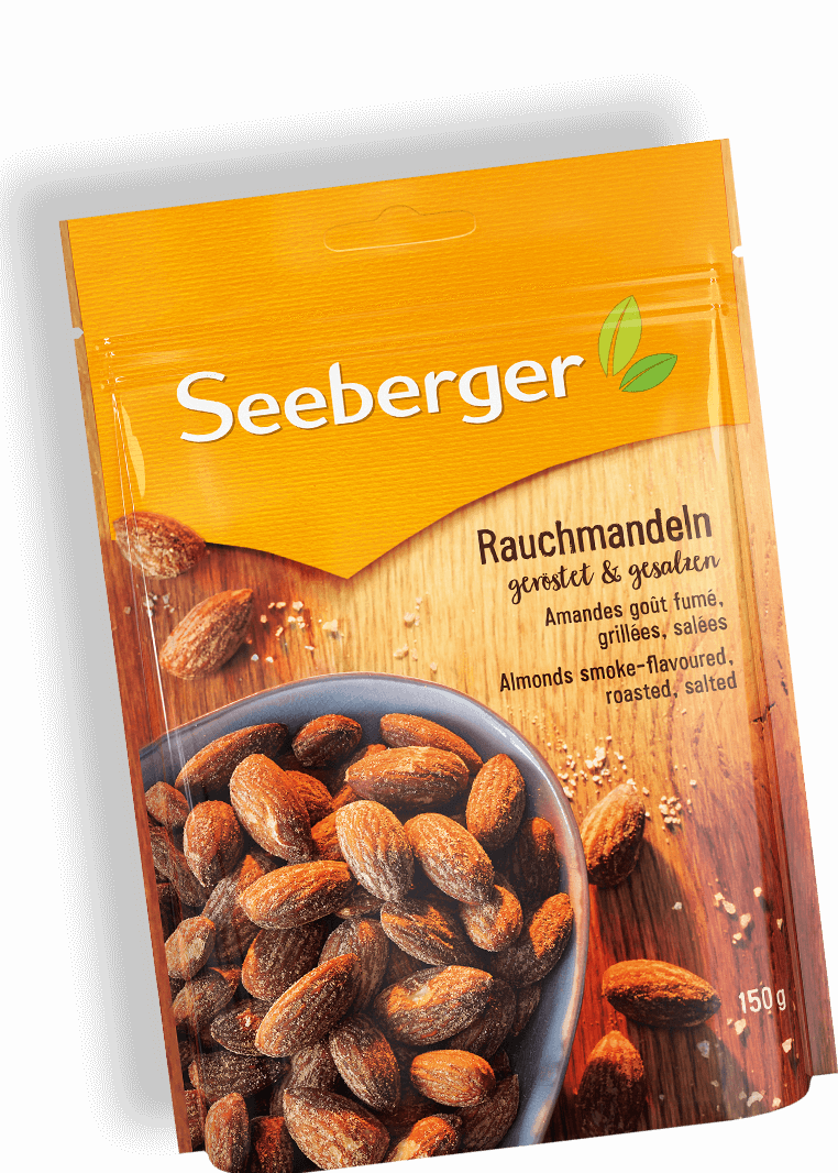 Seeberger Rauchmandeln Geröstet Gesalzen Gedreht Produktansicht - Seeberger Rauchmandeln (762x1066), Png Download