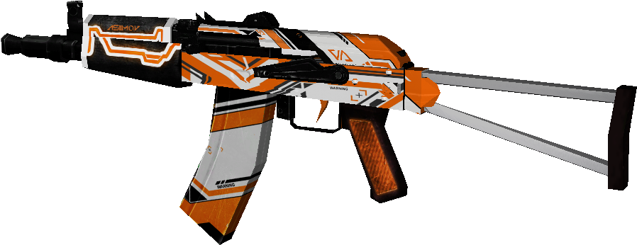 Ak74u Asiimov - Ranged Weapon (1024x1024), Png Download