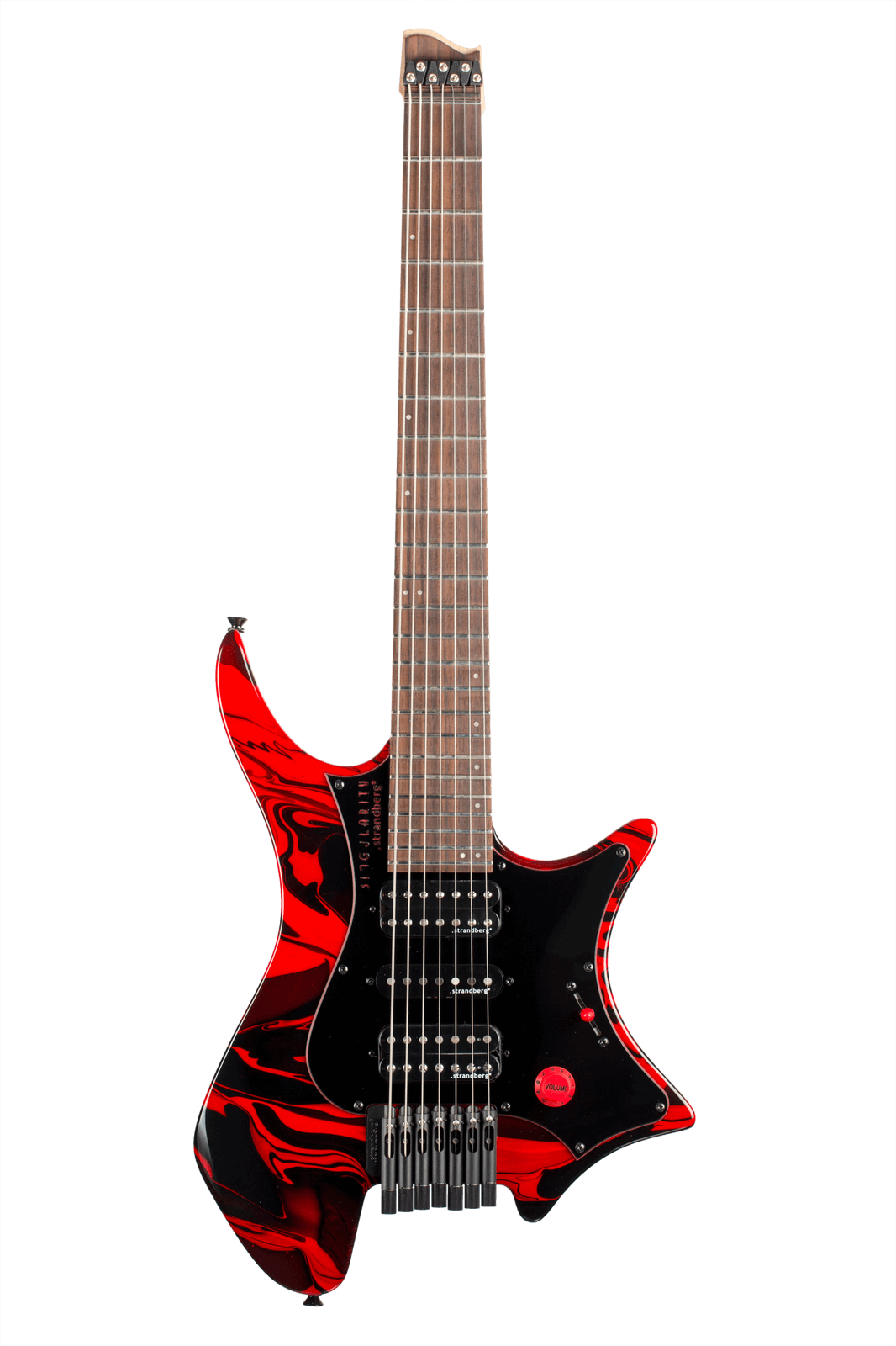 Boden Singularity 7-string Guitar Red Swirl - Strandberg Boden Classic 7 (1066x1600), Png Download