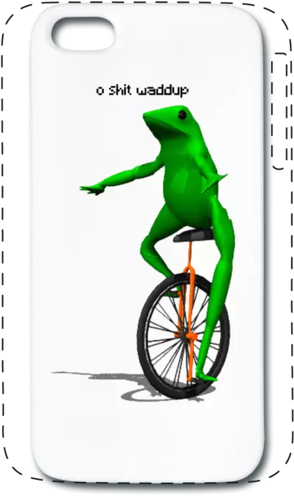 Dat Boi Iphone Case - Best Memes Png (800x800), Png Download