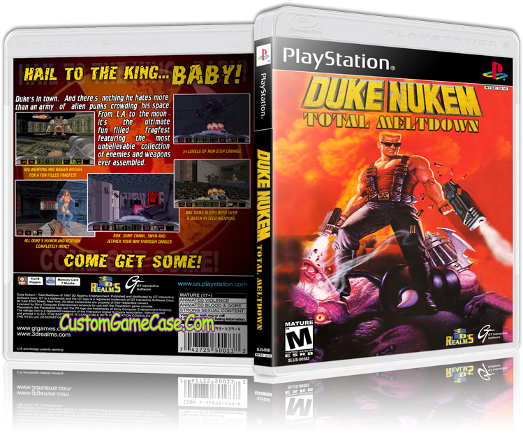 Duke Nukem Total Meltdown - Playstation (800x631), Png Download