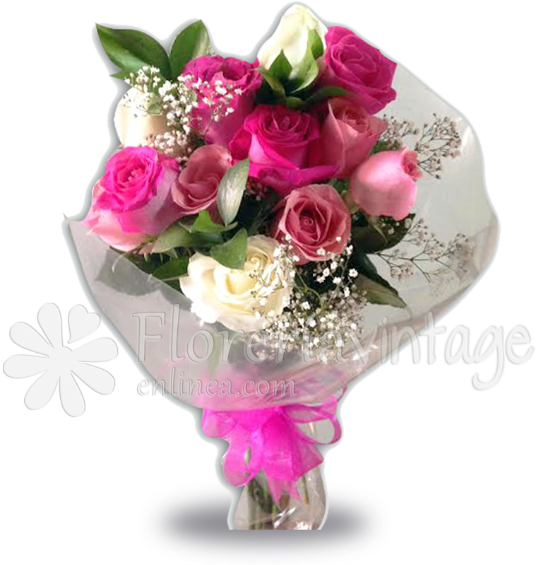 Flores Con Amor - Garden Roses (800x800), Png Download