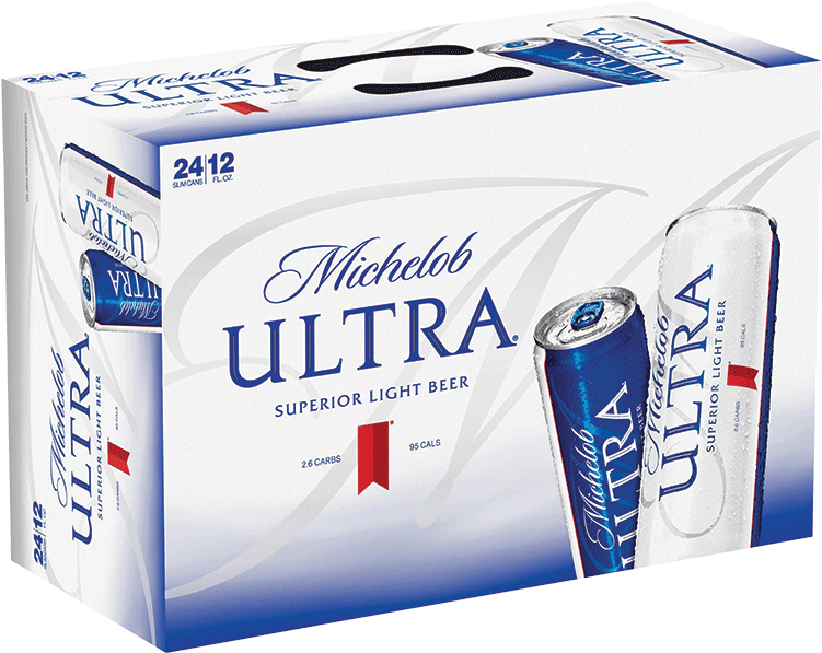 Michelob Ultra 24pk Can (750x1050), Png Download