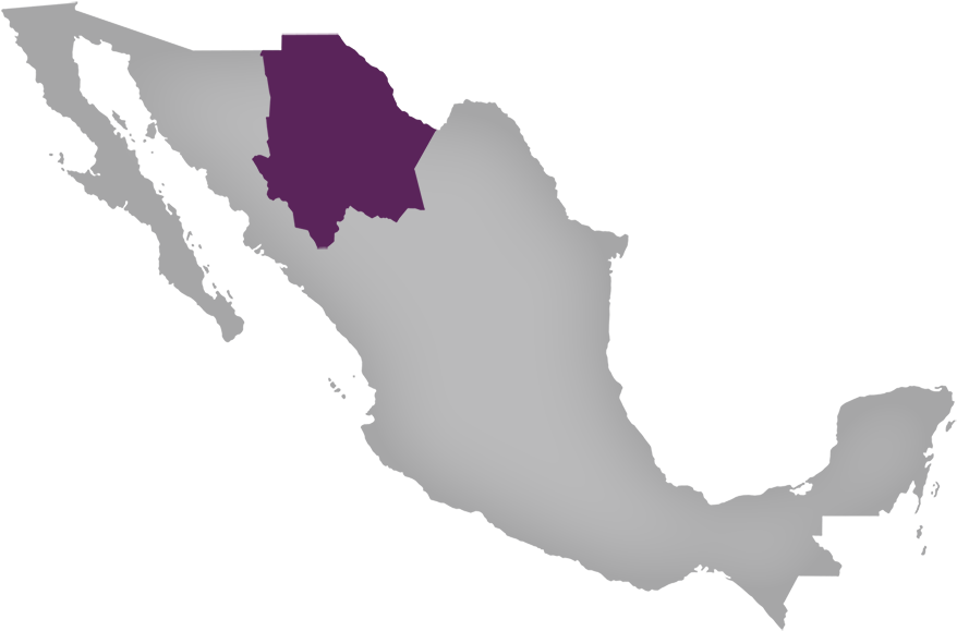 Region - Chihuahua - Mexico Capital City Map (1000x1000), Png Download