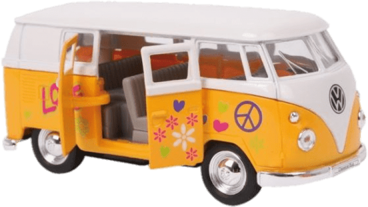 Free Png Download Volkswagen Camper Van Toy Model Png - Vw Bus Spielzeug (850x477), Png Download