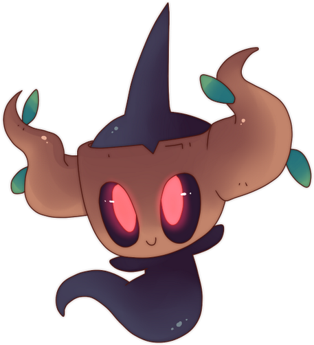 Mega Luxray - Cute Phantump (599x642), Png Download