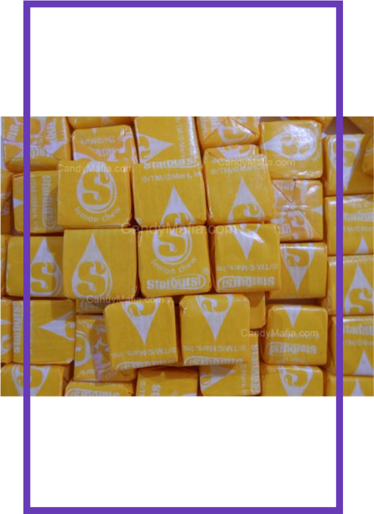 Lmeon Starburst Chewy Yellow Starburst Candy 2lbs By - Lemon Starburst (735x1100), Png Download